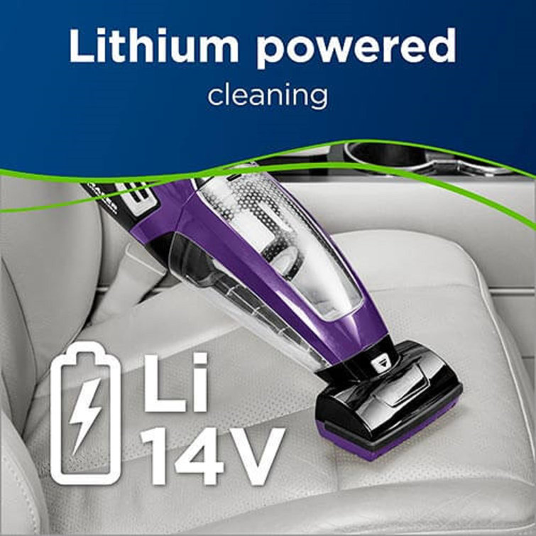 Cordless Bagless Handheld Vacuum for Pet Hair, Purple