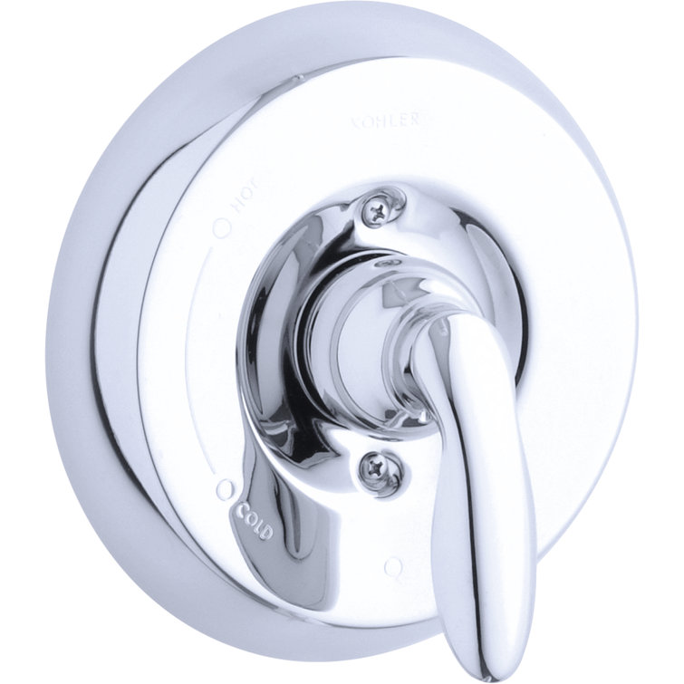 Polished Chrome Lever Handle Valve Trim