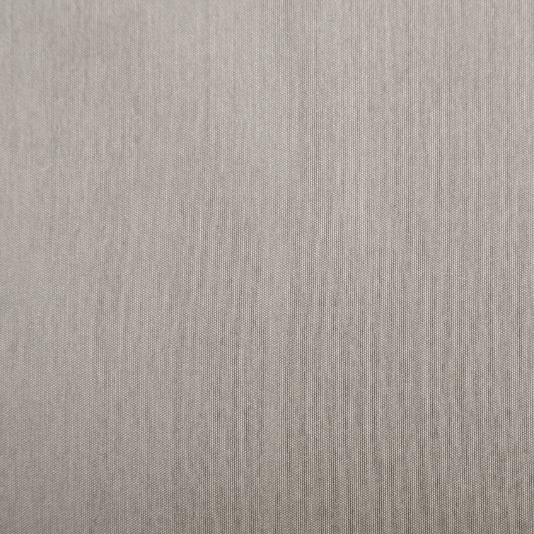 Stone Beige Faux Silk Blackout Curtain Panel, 50" x 63"