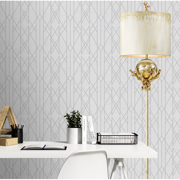 Putty & Silver Leaf Branch-Inspired 64" Nursery Floor Lamp