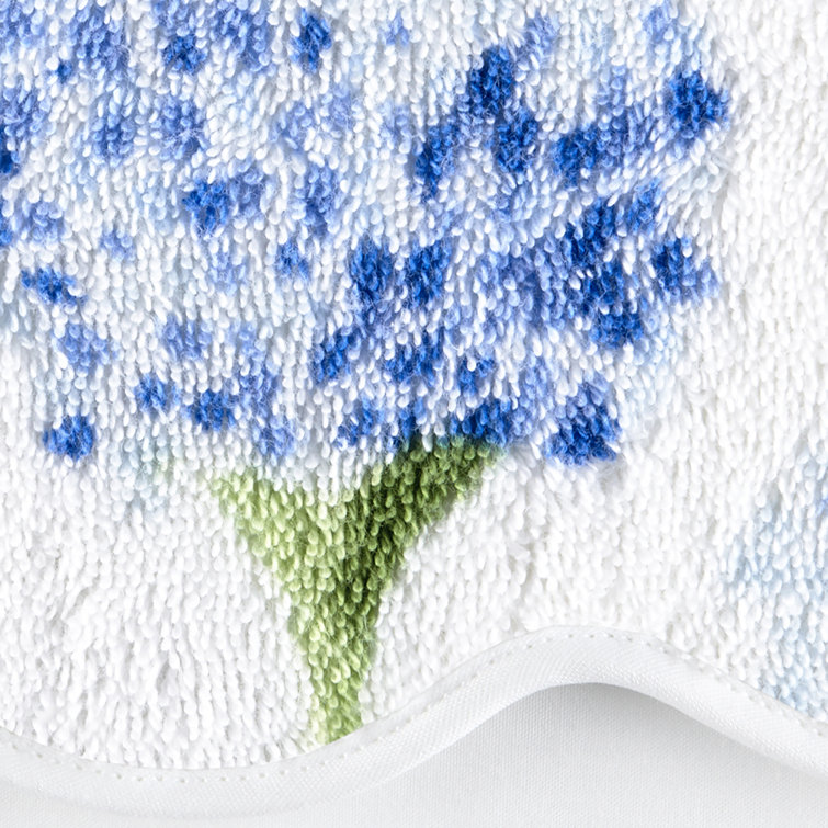 Charlotte Azure Embroidered Cotton-Polyester Standard Sham