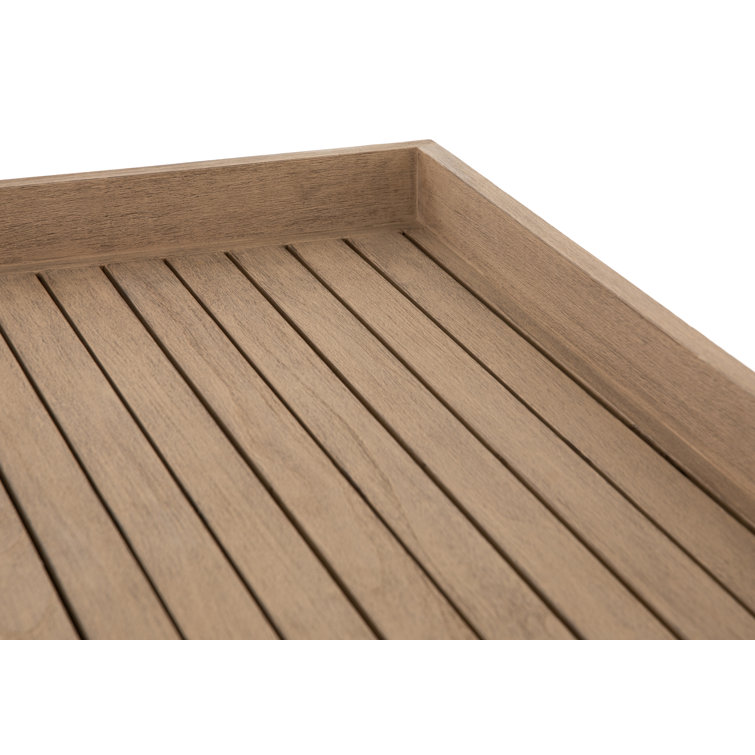 Lula 70'' Washed Brown Teak Modern Outdoor Buffet