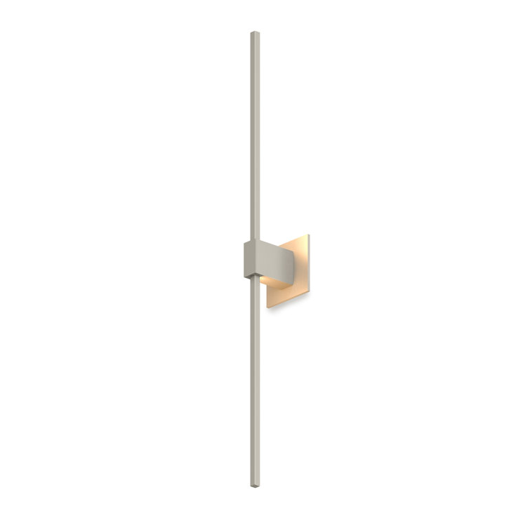 Matte White and Nickel LED Wall Sconce