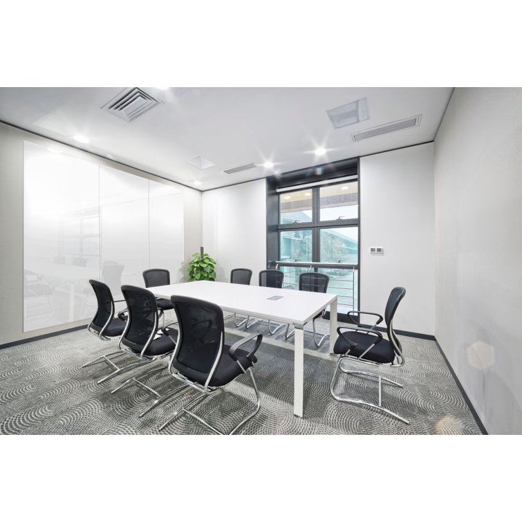 Aria 48'' x 48'' White Magnetic Glass Whiteboard