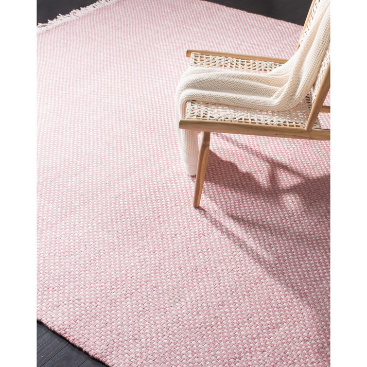 Amalie Hand-Woven Blue Wool 8' x 10' Area Rug