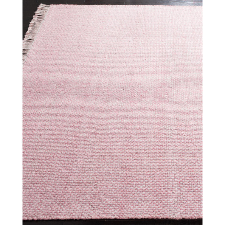 Amalie Hand-Woven Blue Wool 8' x 10' Area Rug