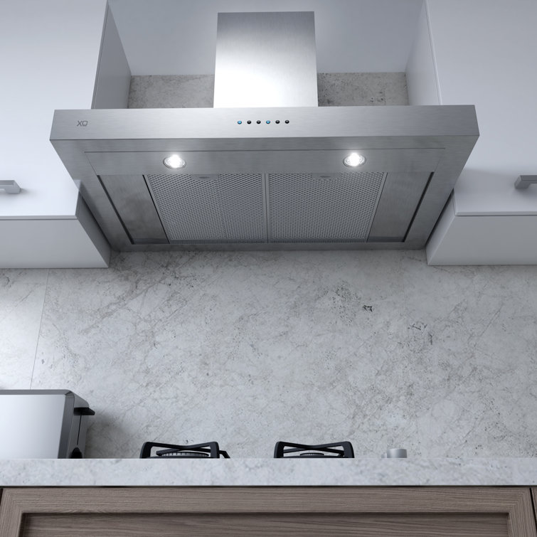 30" Stainless Steel Convertible Wall Mount Range Hood