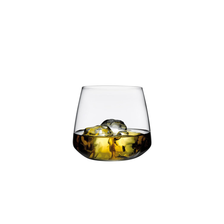 Nude Mirage Lead-Free Crystal Whisky Glasses Set of 4