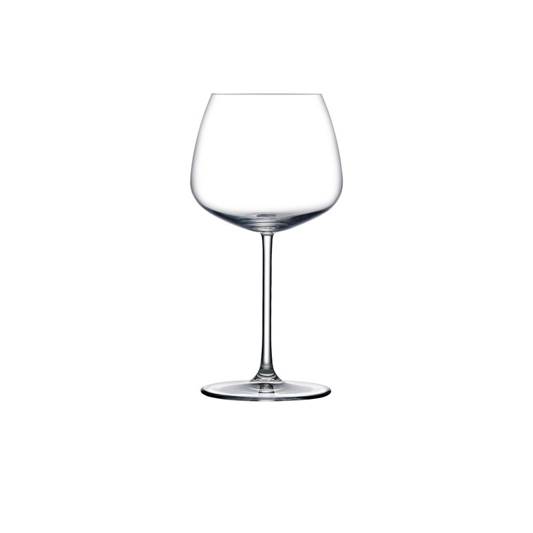 Mirage Clear Lead-Free Crystal Red Wine Glasses Set of 2