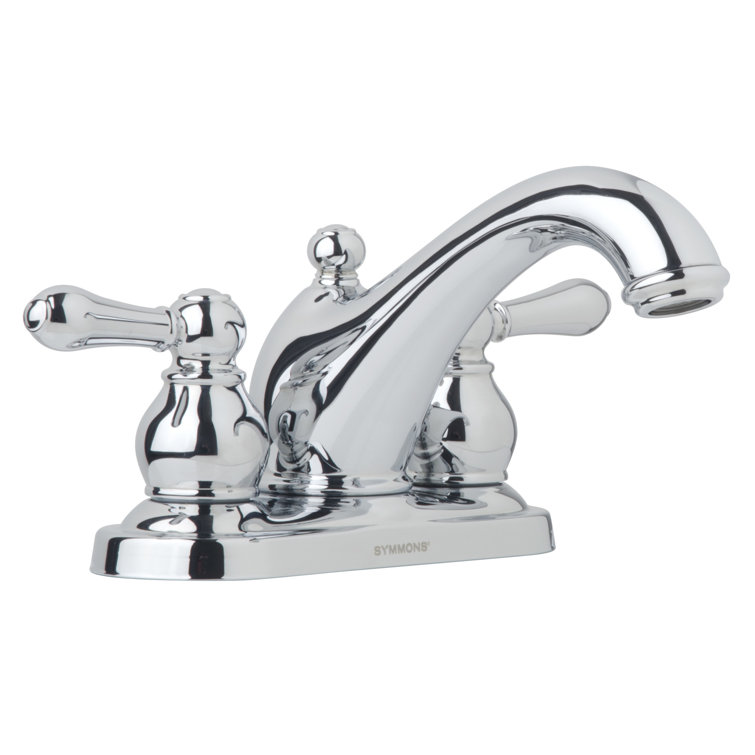 Allura Chrome 4-Inch Centerset Two Handle Bathroom Faucet