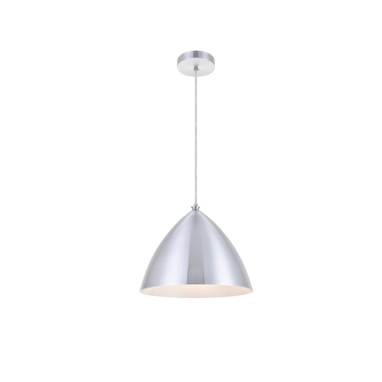 Burnished Nickel Aluminum Single LED Pendant Light