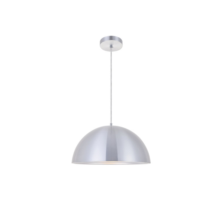 Burnished Nickel 15.5" Contemporary Pendant Light