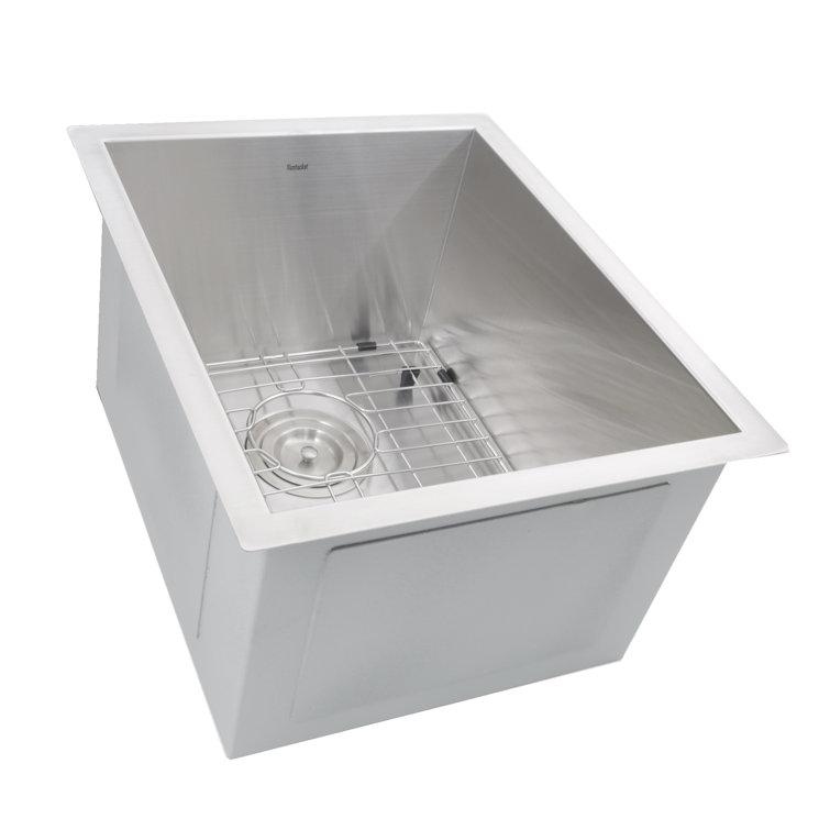 Pro Series 15'' Satin Stainless Steel Undermount Kitchen Sink