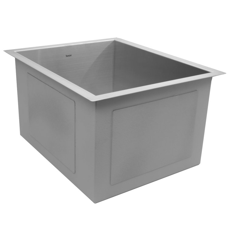 Pro Series 15'' Satin Stainless Steel Undermount Kitchen Sink