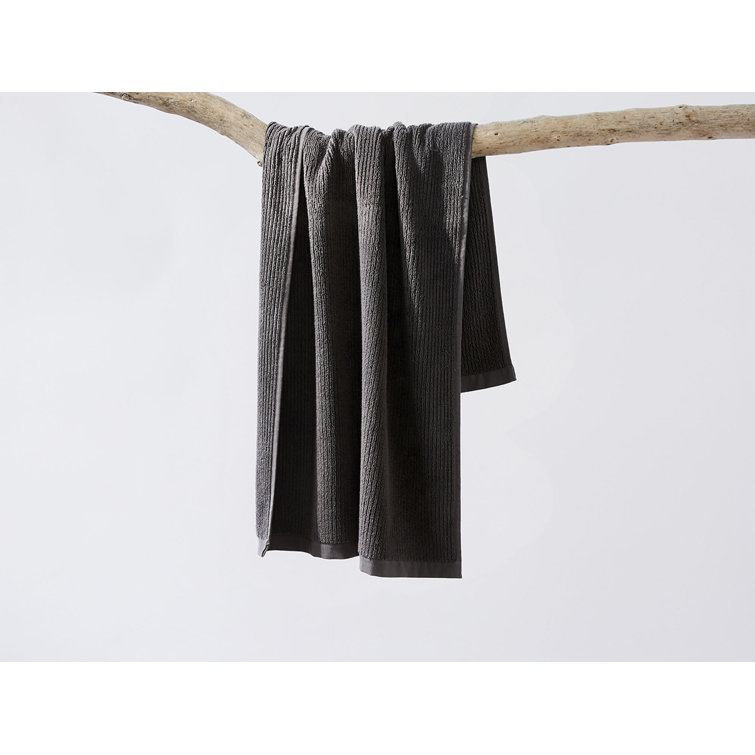 Shadow Gray Organic Turkish Cotton Hand Towel Set
