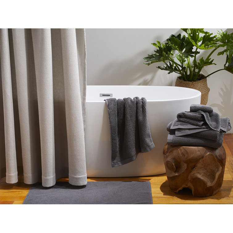 Shadow Gray Organic Turkish Cotton Hand Towel Set