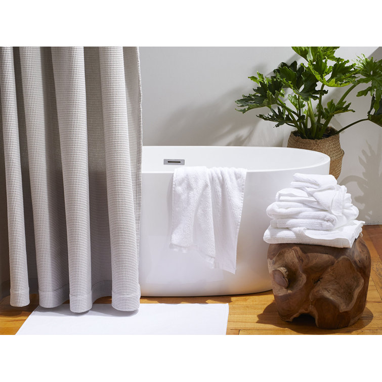 Organic Ginger Turkish Cotton Ribbed Bath Towel Set