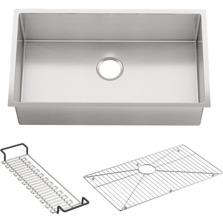 Strive 38" Stainless Steel Undermount Single Bowl Kitchen Sink