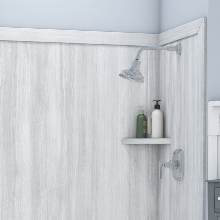 Silver Strata 60" x 32" x 60" Bathtub Surround Kit