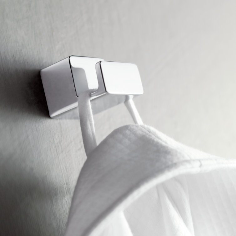 Chrome Modern Wall Mounted Single Robe Hook