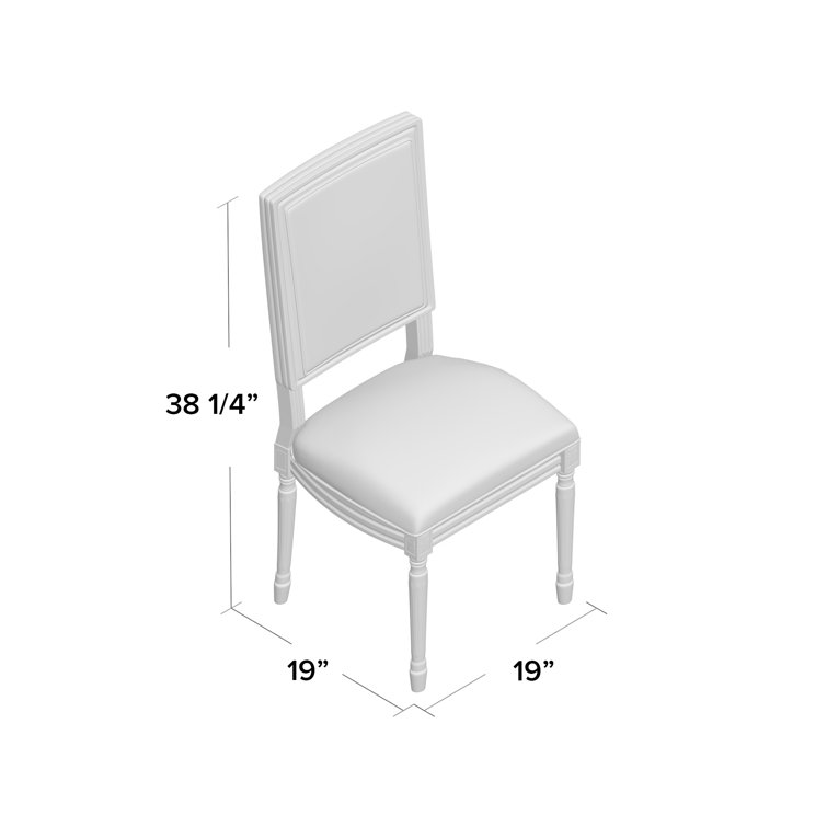 Buchanan Beige Linen Upholstered Side Chair Set