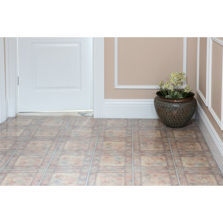 Sterling Spanish Rose 12" x 12" Self-Adhesive Vinyl Floor Tiles