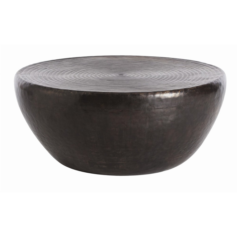 Hosanna Antique Bronze Round Iron Coffee Table