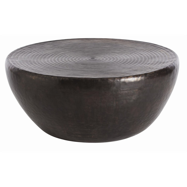 Hosanna Antique Bronze Round Iron Coffee Table