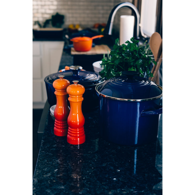 Sea Salt Enamel on Steel 8-Quart Stockpot with Lid