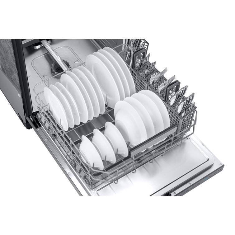 Stainless Steel Smart Built-In Dishwasher with Wi-Fi and 3 Racks