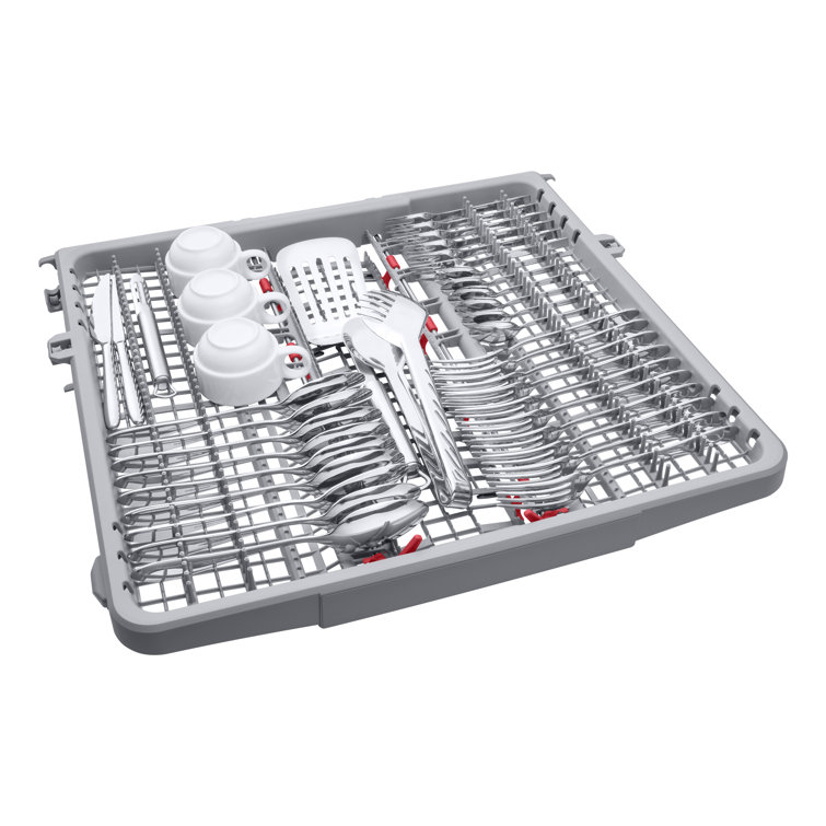 Stainless Steel Smart Built-In Dishwasher with Wi-Fi and 3 Racks