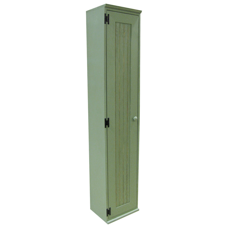 Old Sage Solid Pine Tall Storage Cabinet