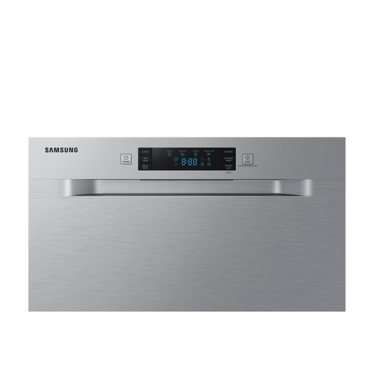 24" Stainless Steel Built-In Dishwasher with Front Control