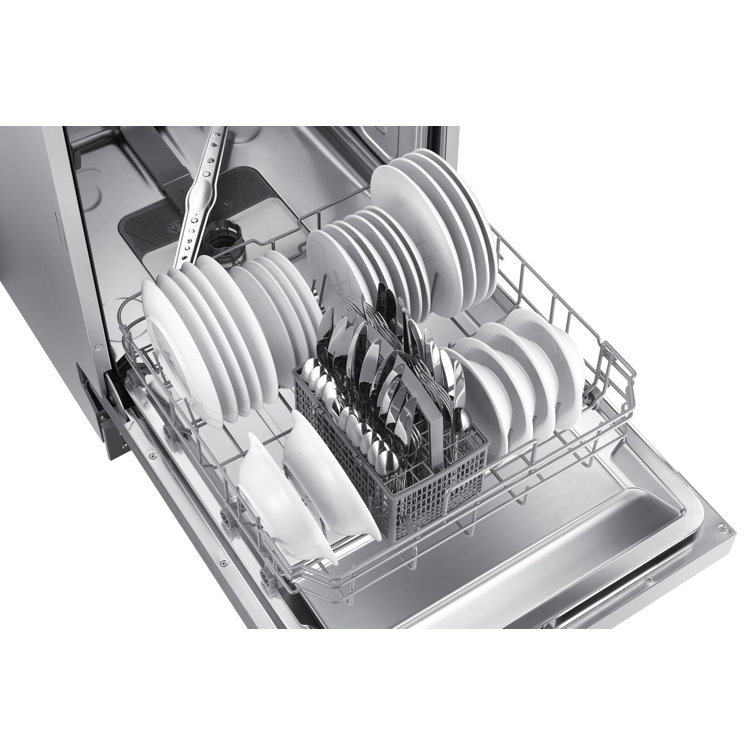 24" Stainless Steel Built-In Dishwasher with Front Control
