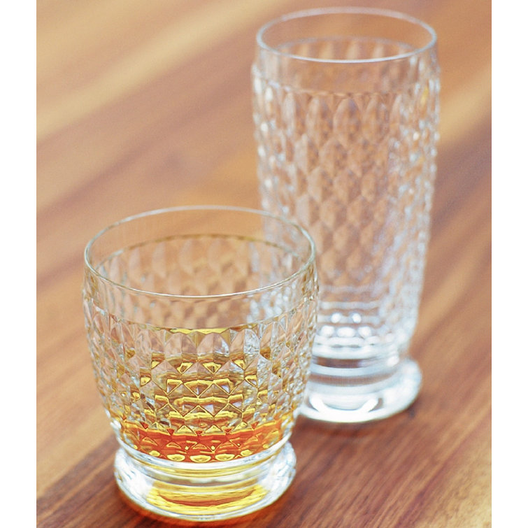 Villeroy & Boch Red Crystal Highball Glass Set of 4