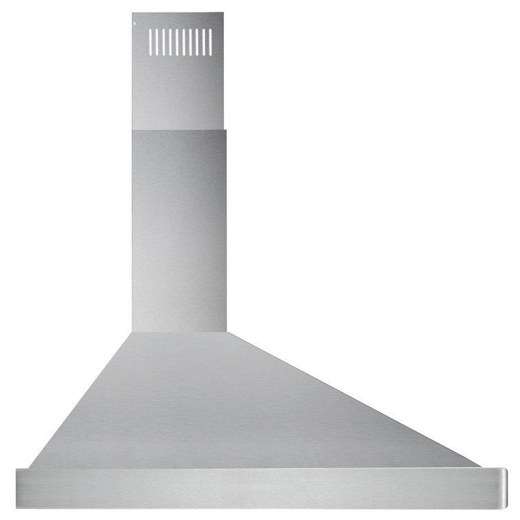 36'' Stainless Steel Convertible Wall Mount Range Hood with Charcoal Filter