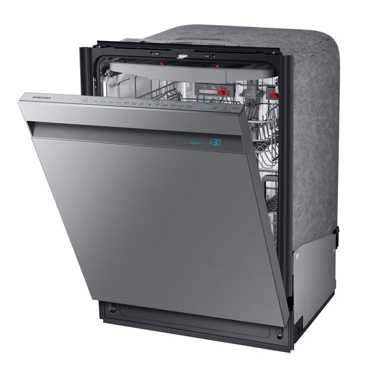 Stainless Steel Smart Built-In Dishwasher with Wi-Fi and 3 Racks