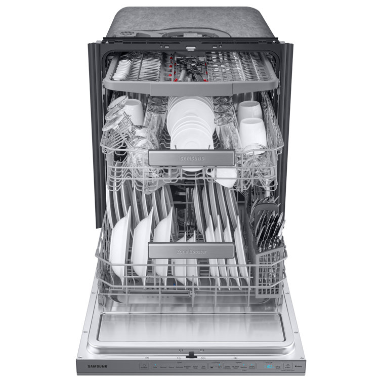 Stainless Steel Smart Built-In Dishwasher with Wi-Fi and 3 Racks
