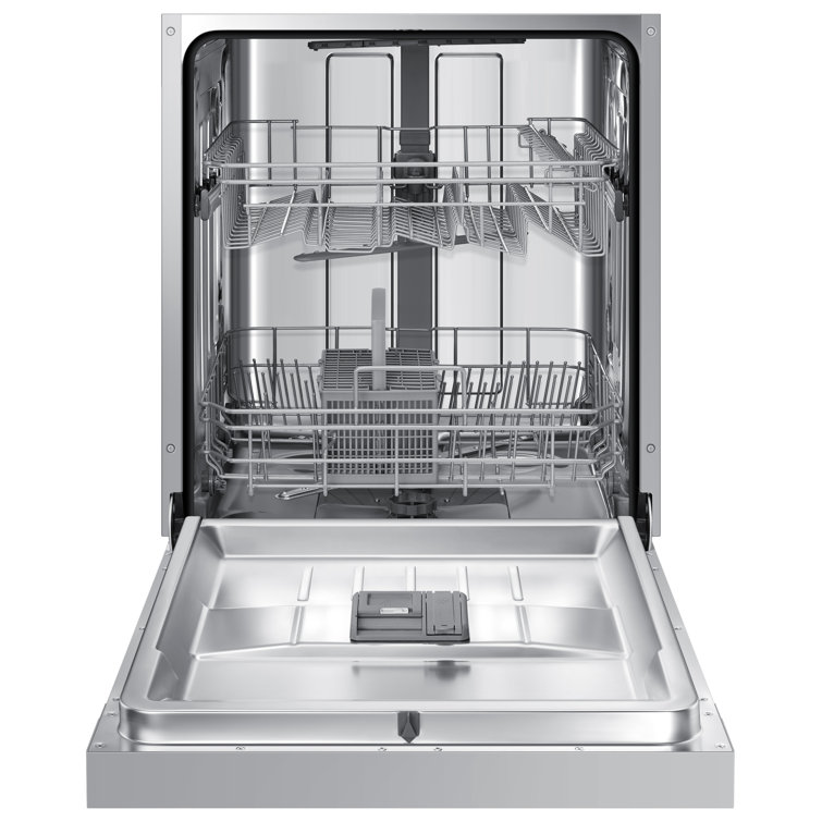 24" Stainless Steel Built-In Dishwasher with Front Control