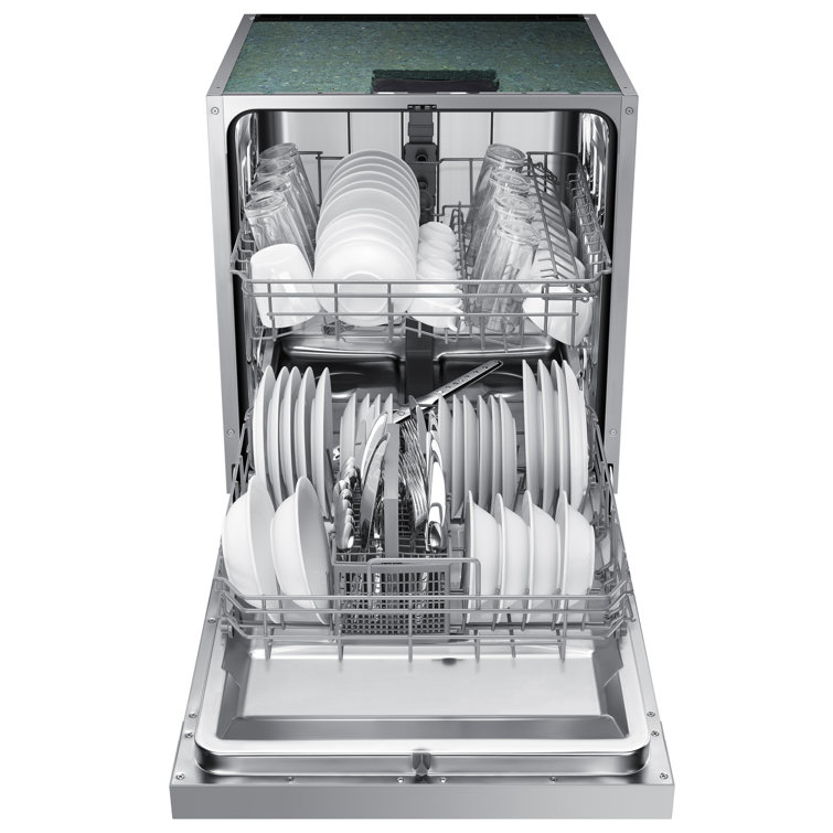 24" Stainless Steel Built-In Dishwasher with Front Control