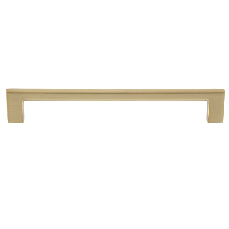 Vail 6-Inch Satin Brass Cylindrical Bar Pull