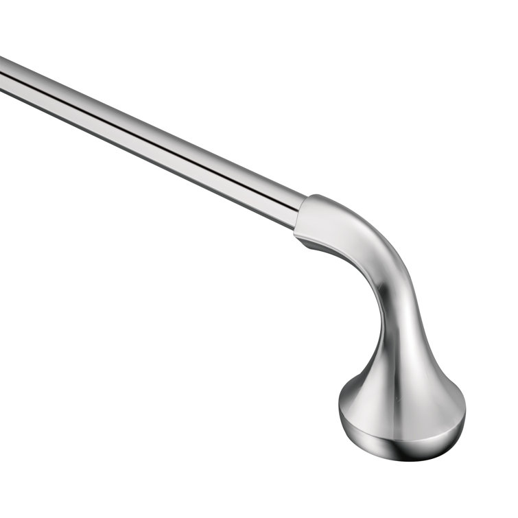 Eva 24-Inch Chrome Wall Mounted Towel Bar