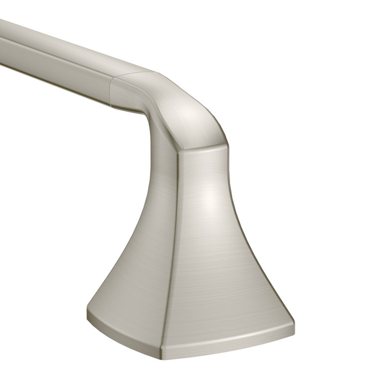 Polished Nickel 24-Inch Modern Wall Mounted Towel Bar