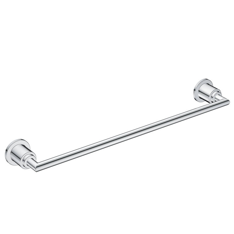 Arris 18-Inch Chrome Wall Mounted Towel Bar