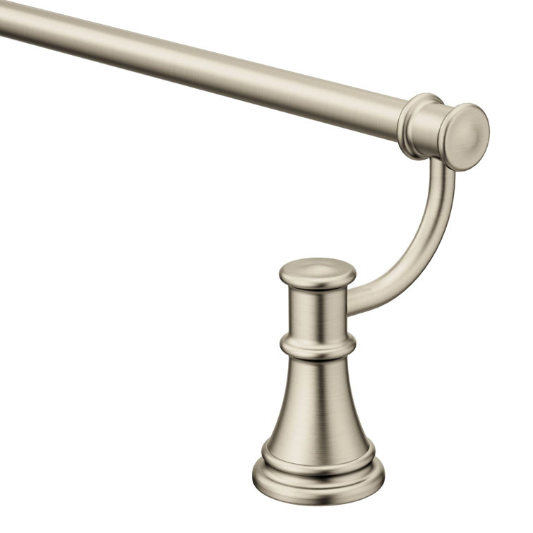 Polished Nickel 24-Inch Wall Mounted Towel Bar