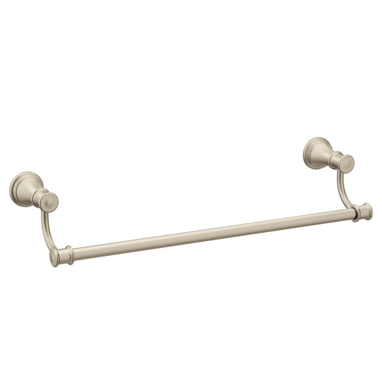 Polished Nickel 24-Inch Wall Mounted Towel Bar