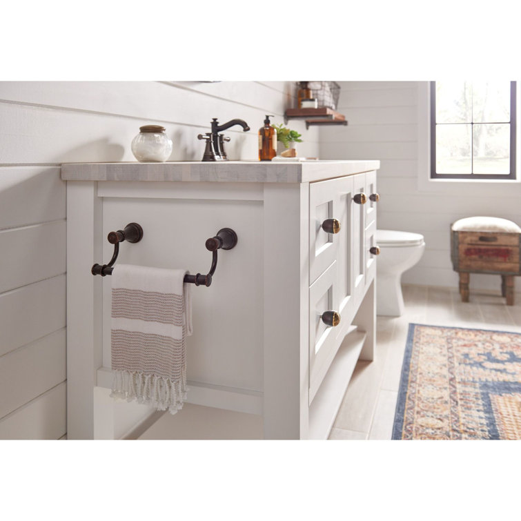 Belfield Oil Rubbed Bronze 9-Inch Wall Mounted Towel Bar