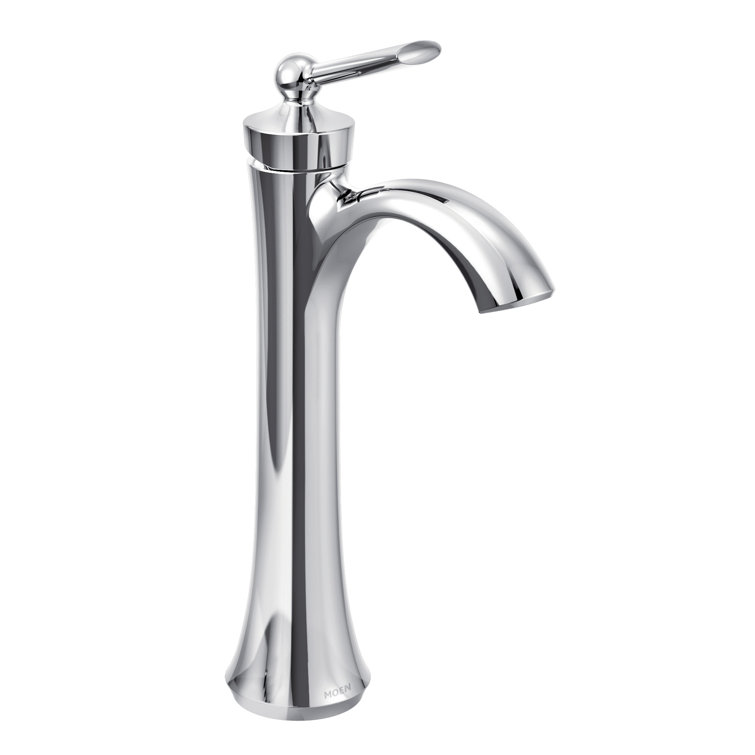 Distressed Bronze Traditional Single Hole Vessel Faucet