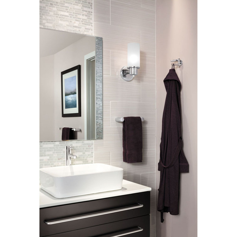 Chrome 18-Inch Modern Wall Mounted Towel Bar