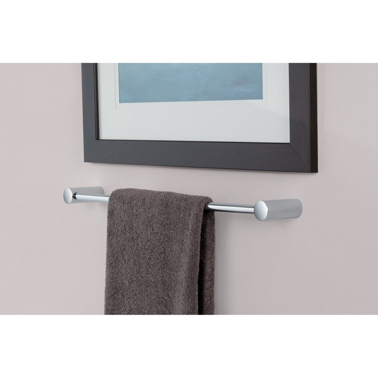 Chrome 18-Inch Modern Wall Mounted Towel Bar